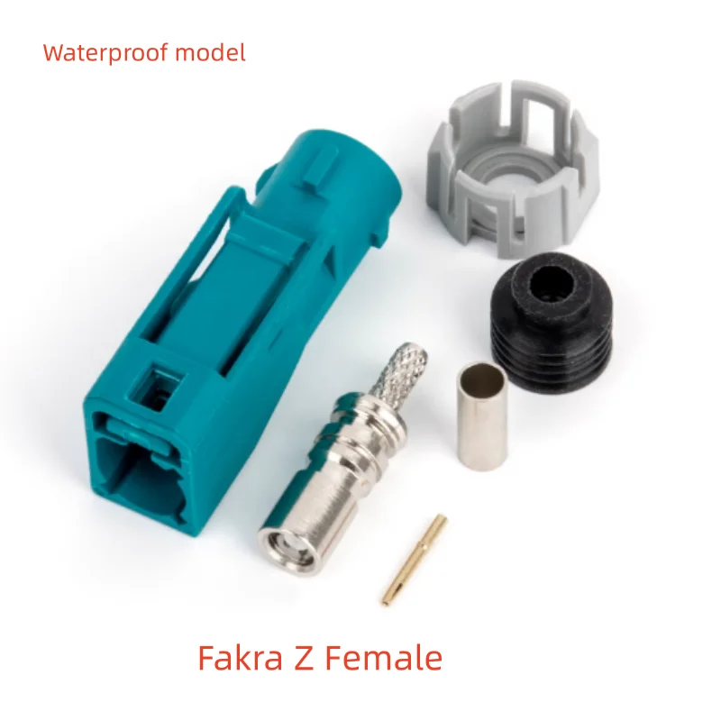 

Универсальный водонепроницаемый разъем Fakra Z-1,5 для автомобильной камеры, используется для кабеля RG174 RG316
