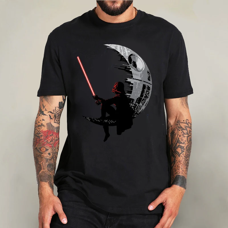 Camiseta De Звездные войны для мужчин и женщин Camisa Informal манга Corta с рисунком из Йоды