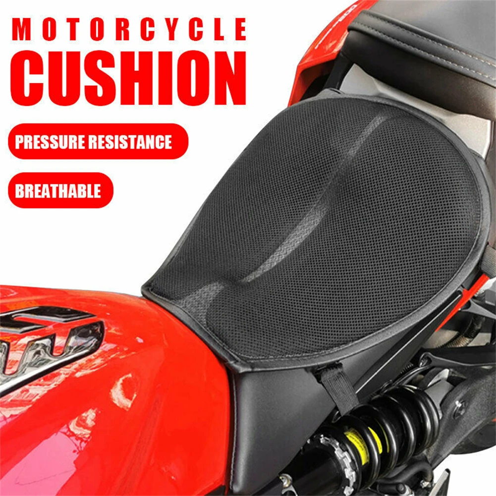 

Удобная сетчатая подушка для сиденья мотоцикла, подушка для сиденья, чехол для сброса давления, универсальная подушка для сиденья мотоцикл...