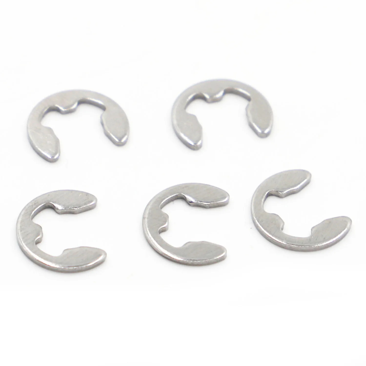 

M1.2 M1.5 M2 M3 M3.5 M4 M5 M6 M7 M8 M9 M10 M12 M15 304 Stainless Steel E Clip Circlip Retaining Ring Washer for Shaft Fastener