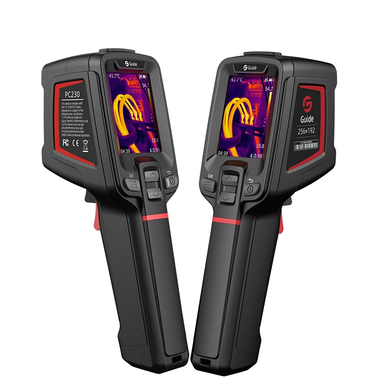 

PC230 инфракрасная камера с автоматическим фокусом, подогрев пола, обнаружение утечки, измерение температуры, Ремонтное обслуживание, теплов...