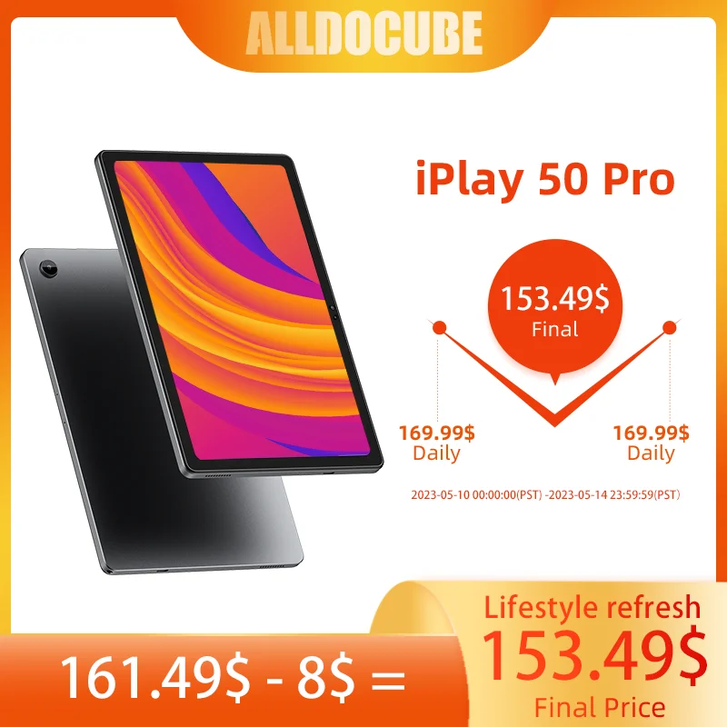 ALLDOCUBE iPlay50 Pro 10.4inch T8GB RAM 128GB ROM ablet Heli
