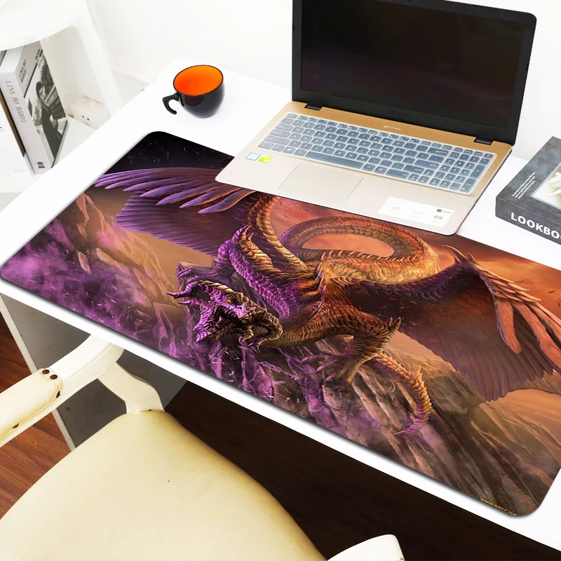 

Gamer Cabinet Xxl Mouse Pad Dragon Anime Office Accessories Pc Cabinets Mats Large Desk Mat Mause Gaming Games Extended Mousepad