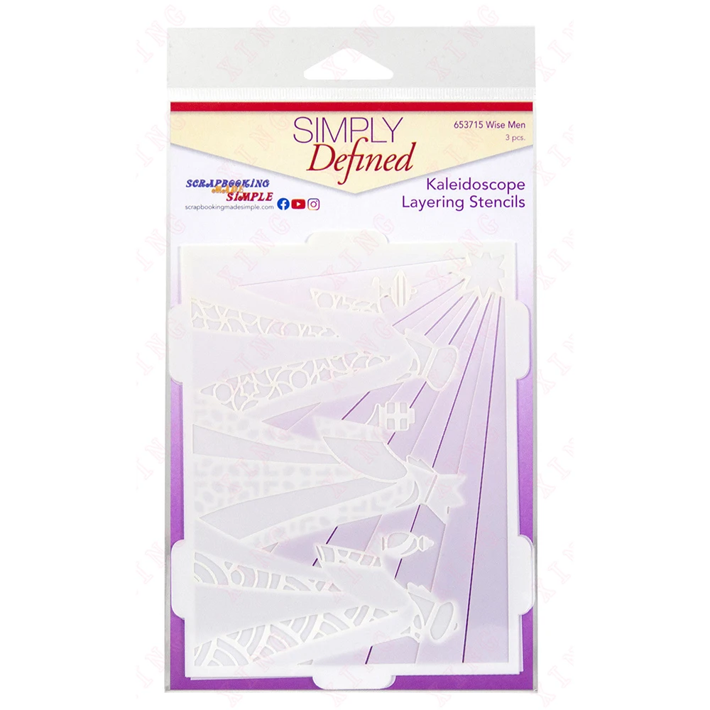 

New Painting Scrapbook Coloring Embossing Molds Wise Men Diy Layering Stencils Album Decorative Craft Reusable Templates Cut Die