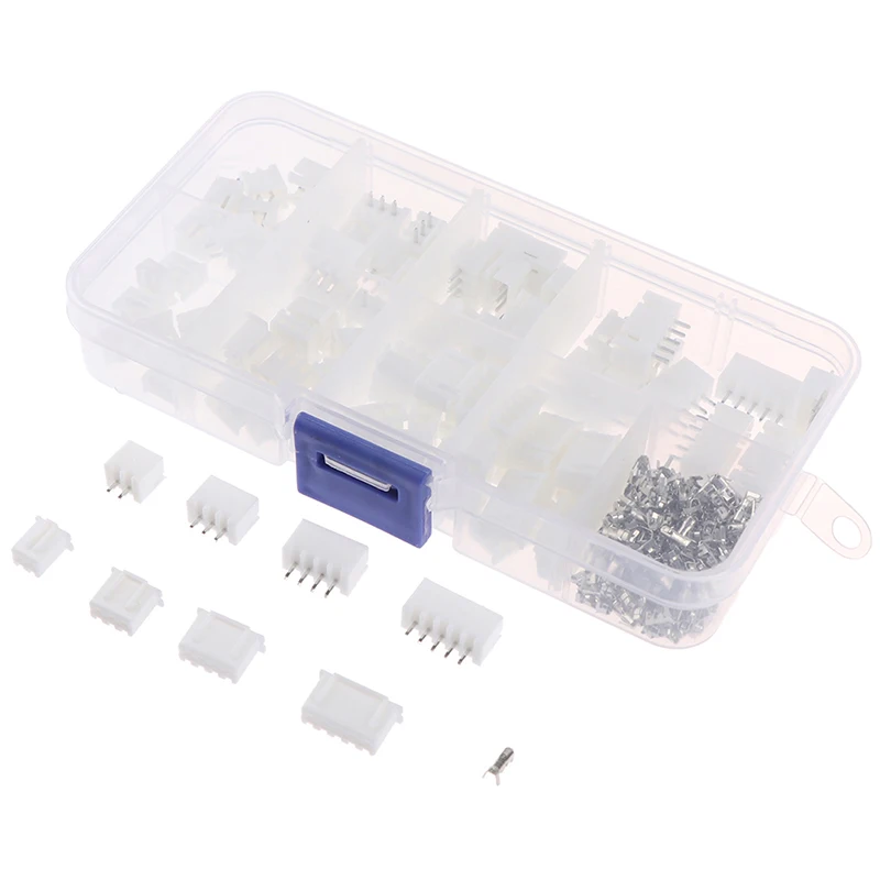 

150PCS/Box JST-XH Wire Connector Kit 2/3/4/5Pin XH2.54MM Terminal Housing PCB Header Wire Connectors