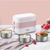multifunctional electric lunch box food warmer heater automatic rice cooker cooking soup food storage container kichen tool