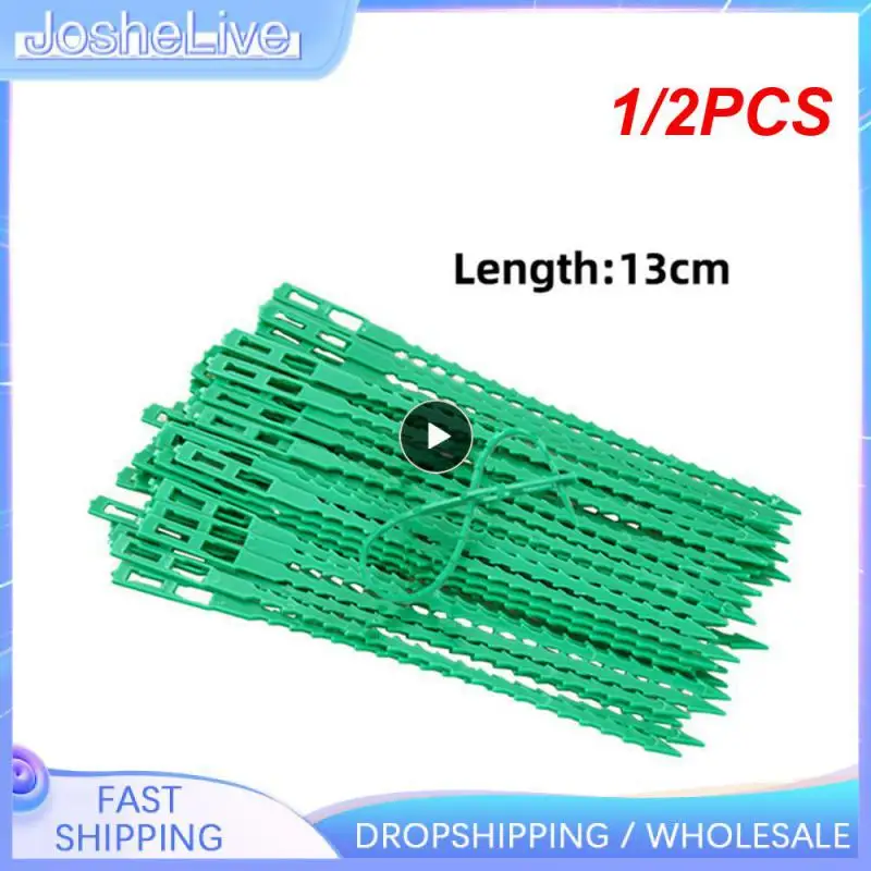 

1/2PCS 30/Reusable Garden Cable Ties Plant Support Shrubs Fastener Tree Locking Nylon Adjustable Plastic Cable Ties Tools
