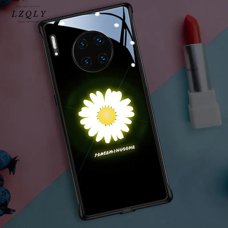 

Daisy Led Luminous Mobile Phone Case Huawei Mate 20 30 Pro 30pro P20 P30 Mate30 P40 Pro Plus Call Flashing Protective Cover