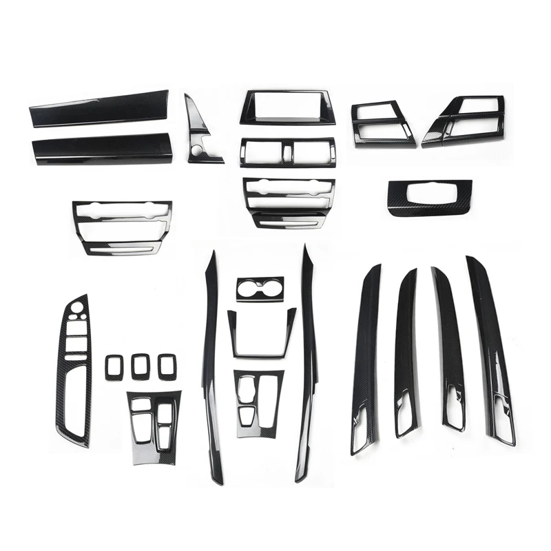 

For BMW X5 E70 2008 2009 2010 2011 2012 2013 Right Hand Drive ABS Carbon Fiber Style Accessories Interior Decoration Stickers
