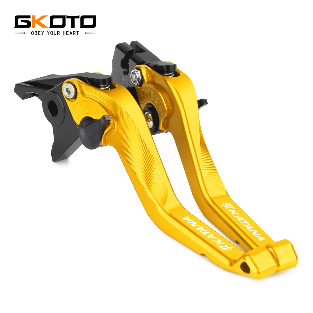 High Quality Motorcycle Accessories For Szuki 600 KATANA 750 1998-2006 2005 CNC Ajustable Short Brake Clutch Levers