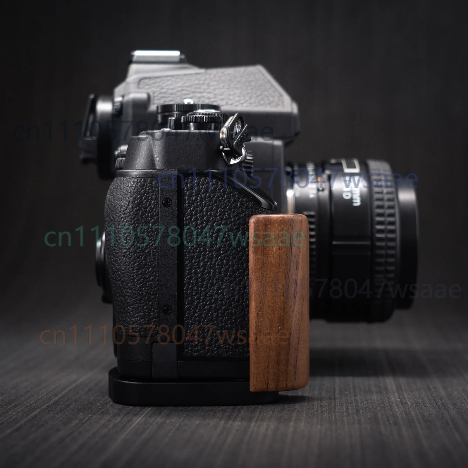 Фото Деревянная рукоятка-держатель QR для Nikon DF, L-образная подставка из сплава, быстросъемная пластина Arca Swiss, аксессуары для штатива и съемки №5