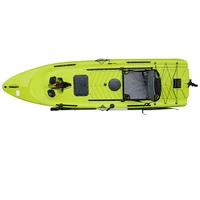 best quality canoe single sit on top fishing kayak pedal drive pedal kayak aluminum seat with customized logo