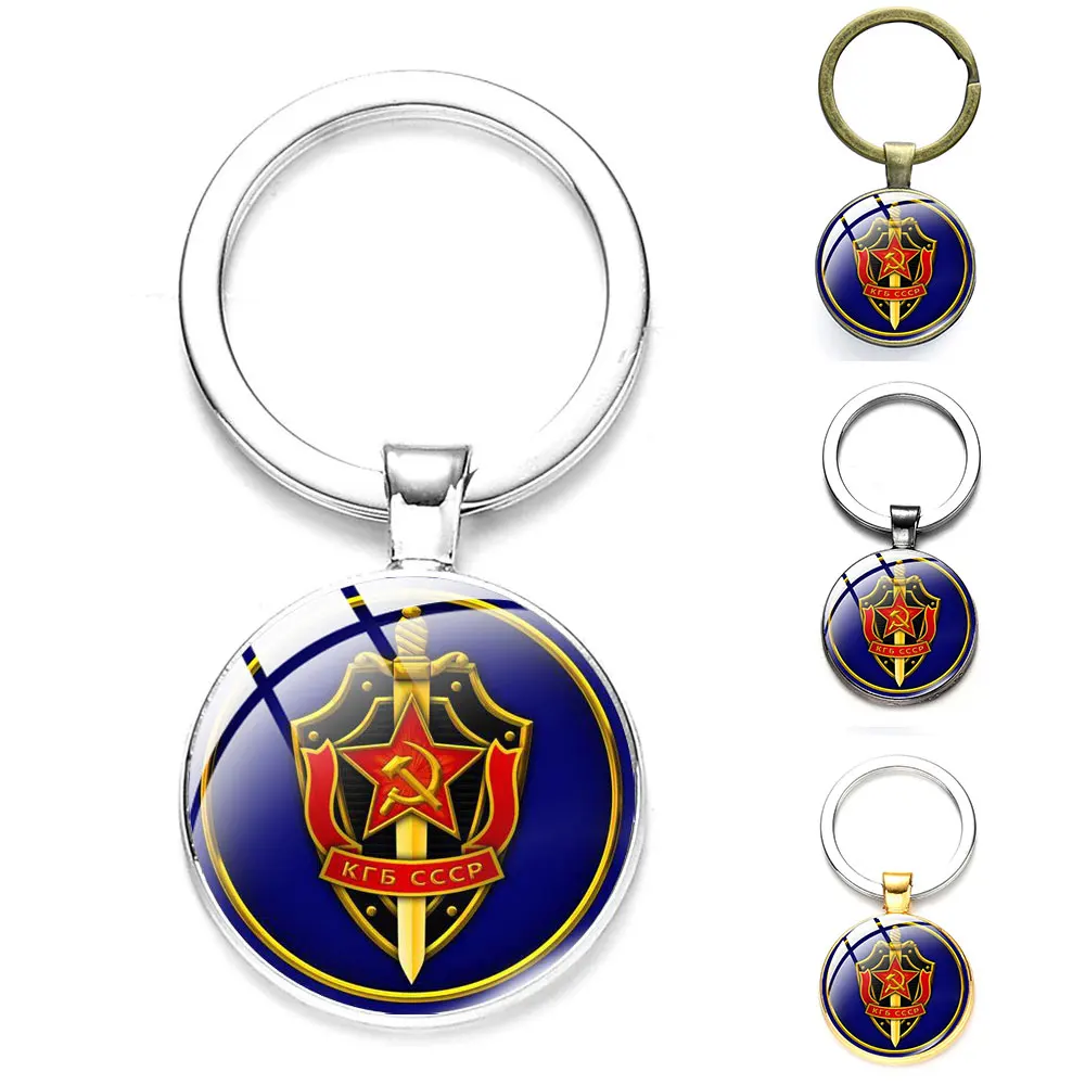 Новая распродажа полицейский круглый брелок искусство фото стеклянный купол