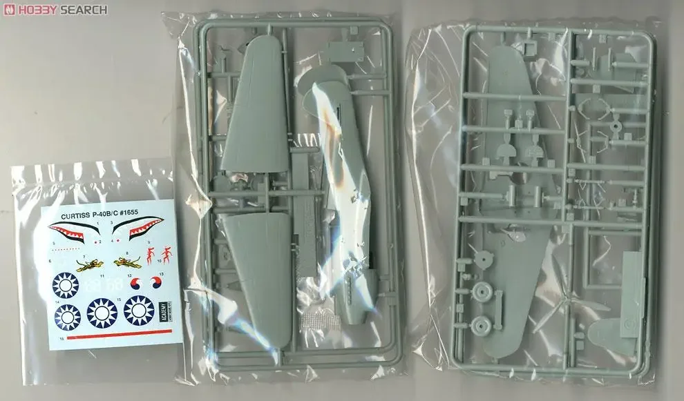 Академия AC12456 1/72 P-40B пластиковая модель в комплекте