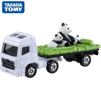 164 tomy tomica metal diecast car toy anime panda figure model no 3 animal carry vehicle collectibles kids gift