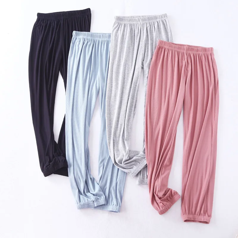 

Pants Autumn Women Pajamas Loose Modal Sweatpants For Pant Casual Trousers Lounge Lantern New Wear Spring Summer Home Women's