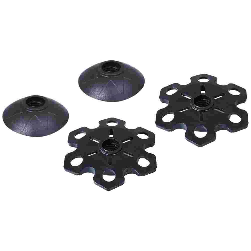 

4pcs Anti-Skid Covers for Hiking Sticks Outdoor Rubber Sleeves Round Cane Pads