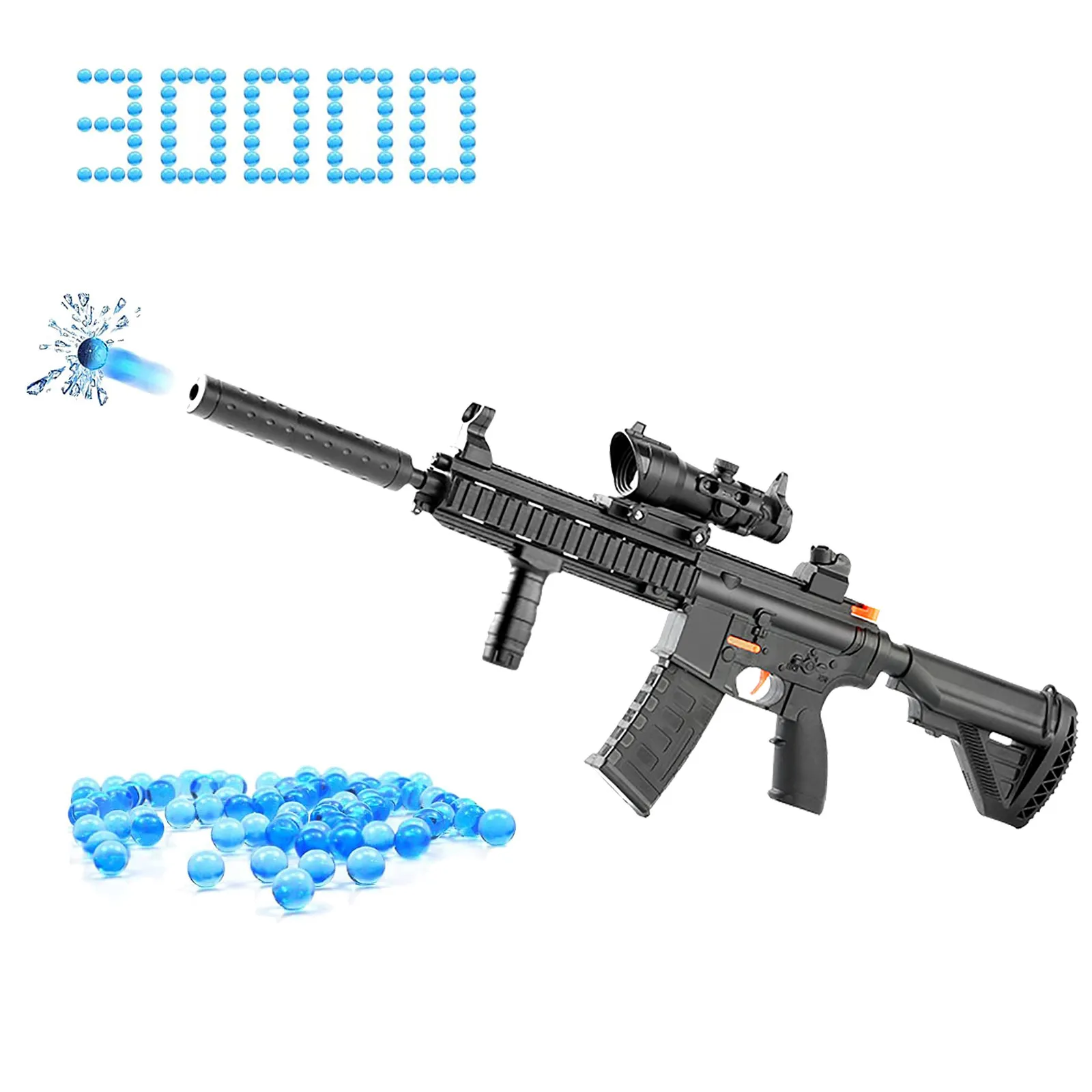 

Gel Blaster Gun New M416 Manual Plastic Splatrball Water Gun With 1000 Hydrogel Water Ball Bomb Splatter Toys Guns For Kids Gift