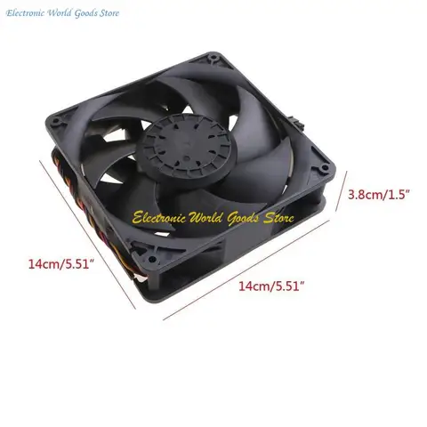 Корпусный вентилятор A3PD R4-14038-64PK-B1 12В