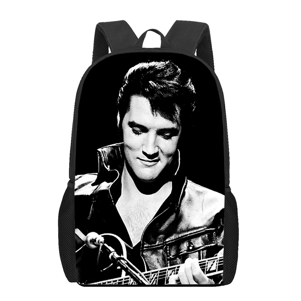 Elvis Presley 3D Print Backpacks For Girls Boys Children School Bags Orthopedic Backpack Kids Book Bag Knapsack