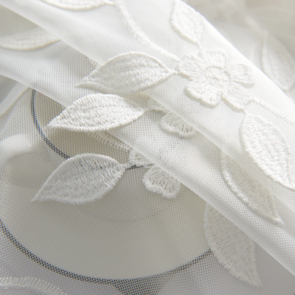 Тюлевые занавески с вышивкой для гостиной современные прозрачные Занавески Из