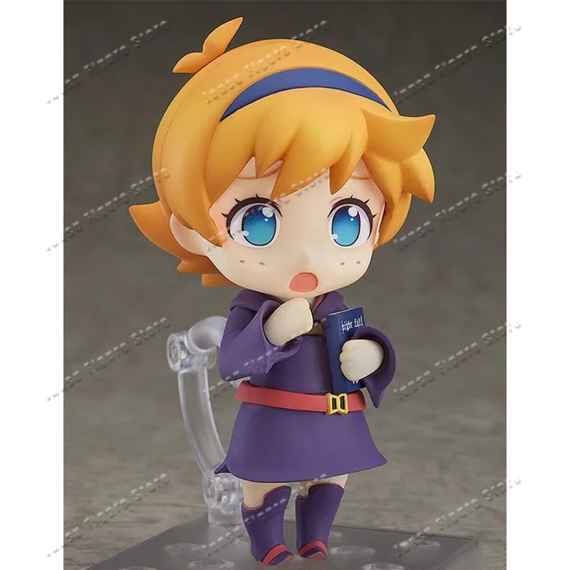 Фото В наличии GSC Nendoroid 859 Лотте Янссон из аниме «Маленькая ведьма Академии», готовая фигурка, модель, игрушка, подарок для детей №5