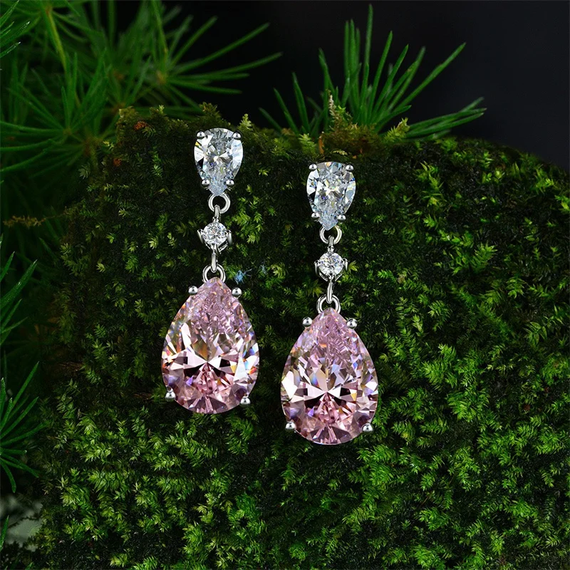 

Designer Fashion 925 Sterling Silver Jewelry 3A Cubic Zirconia Party Earring