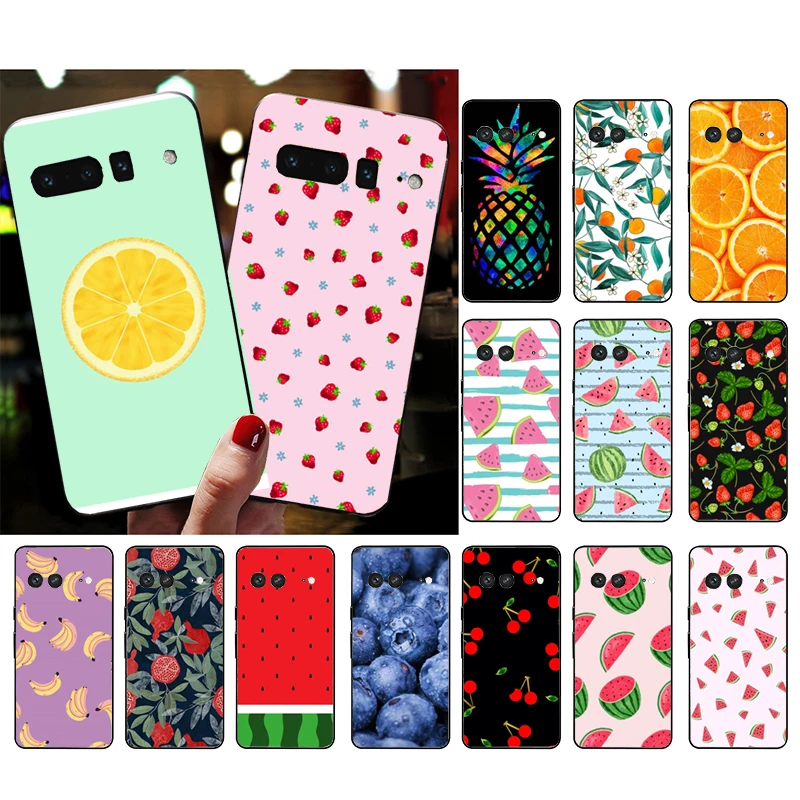 

Phone Case for Google Pixel 7 Pro 7 6A 6 Pro 5A 4A 3A Pixel 4 XL Pixel 5 6 4 3 XL 3A XL 2 XL Fruit Funda