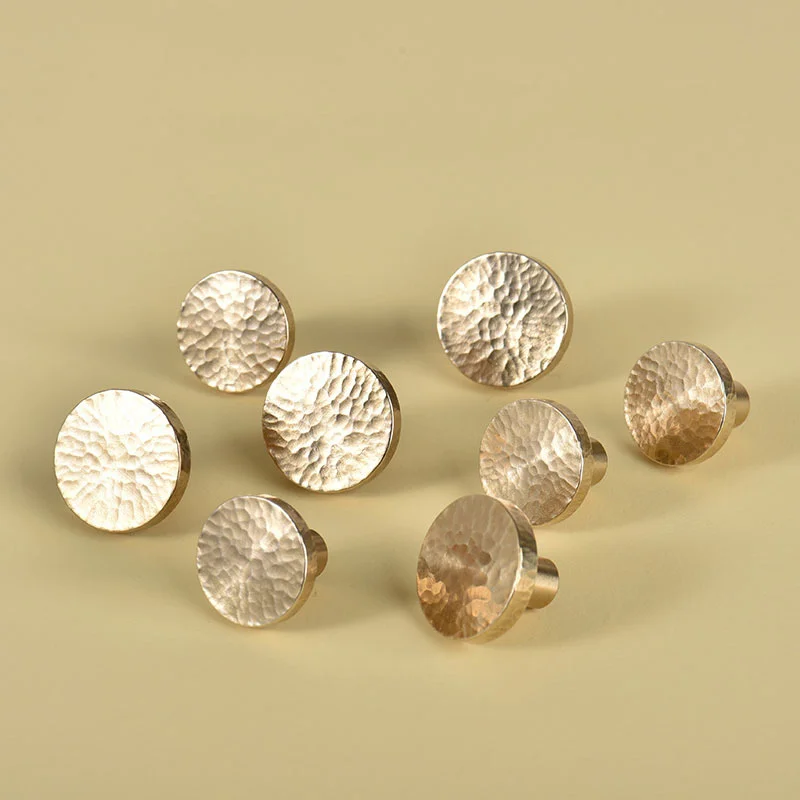 Латунные круглые дверные ручки и ручной работы для шкафа мебели ящика выдвижные |