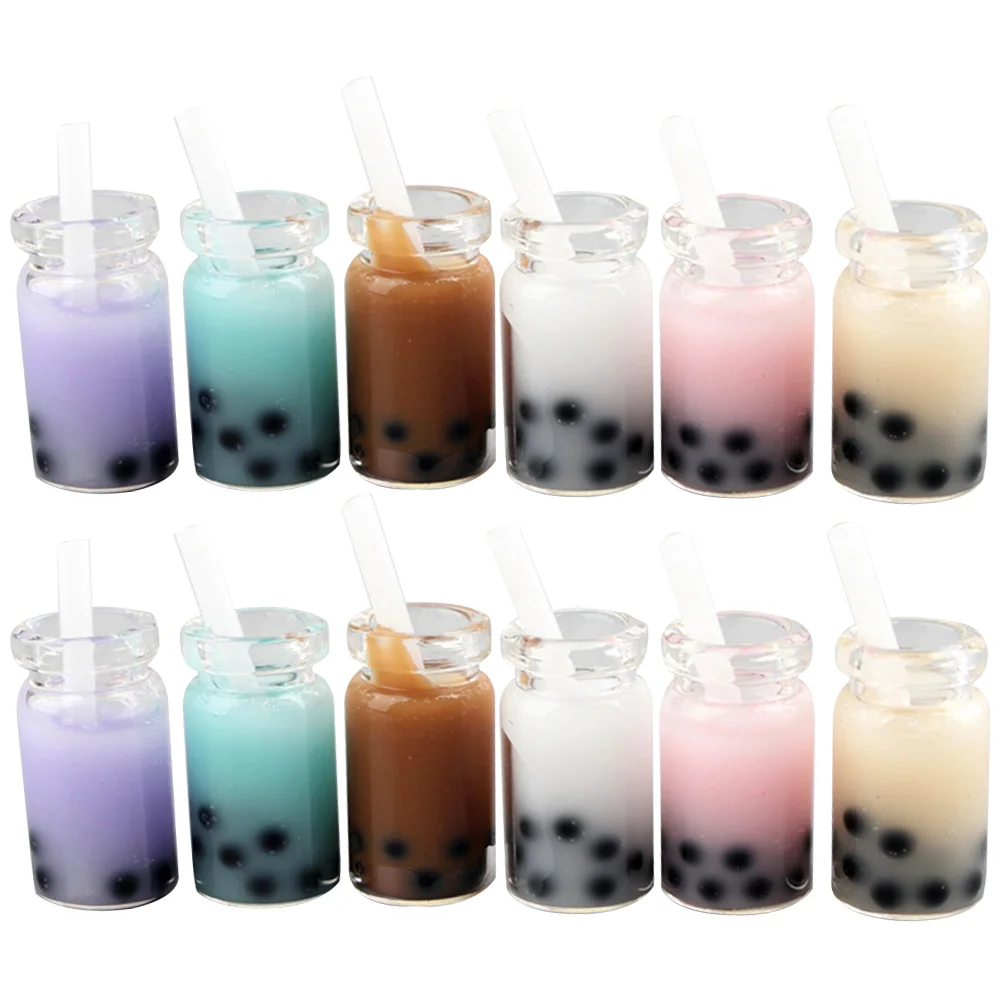 

20pcs Simulated Creative Tea Pendant Earrings Charms for Earring