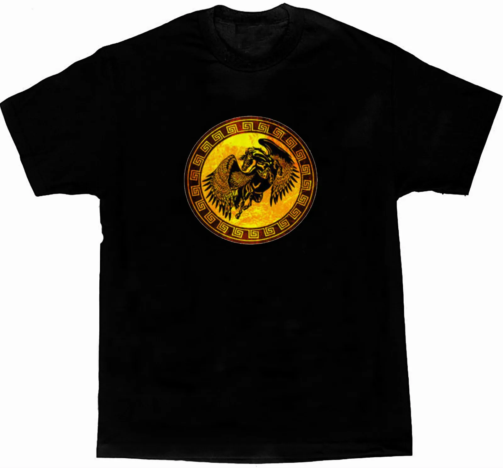 Футболка с эмблемой римского легиона Пегаса. Футболки коротким рукавом из 100%