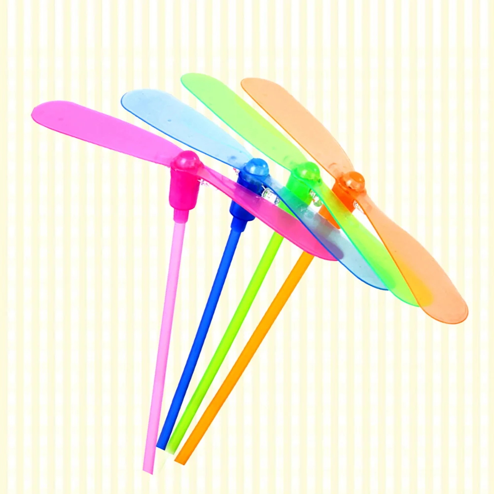 

Dragonfly Toy Toys Flying Hand Helicopter Copter Plastic Led Bamboo Rub Dark The Glow Outdoor Flywheel 90S Glowing Kids