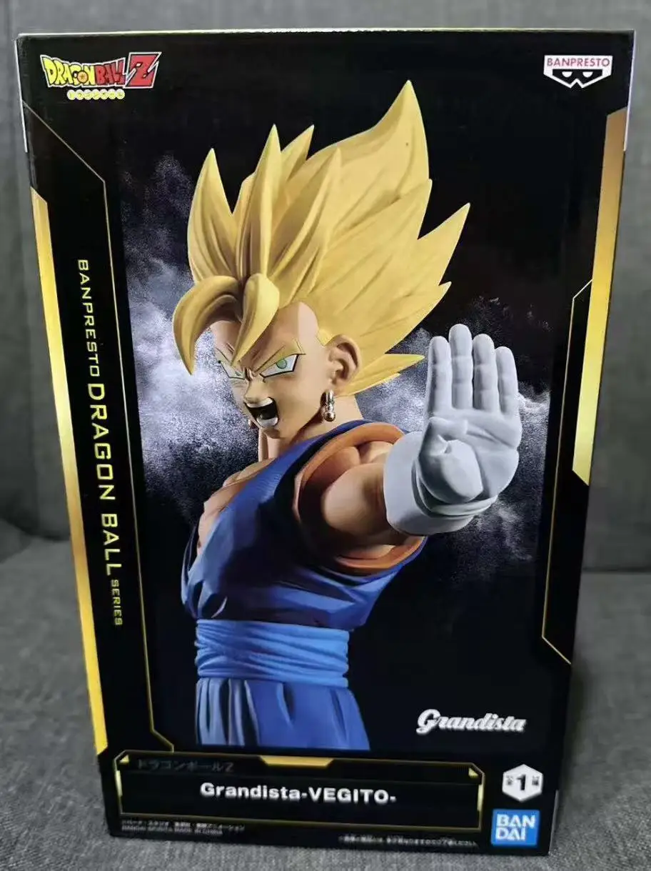Фото Оригинальная коллекционная фигурка BANDAI BANPRESTO Dragon Ball Grandista-VEGITO из ПВХ, 31 см, модель персонажа аниме, праздничные игрушки и подарки №4
