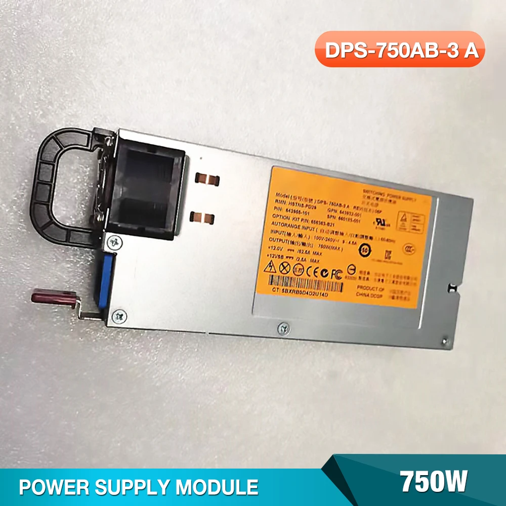 

DPS-750AB-3 A для HP G8 серверный источник питания 643932-001 643955-001 660183-001 750 Вт