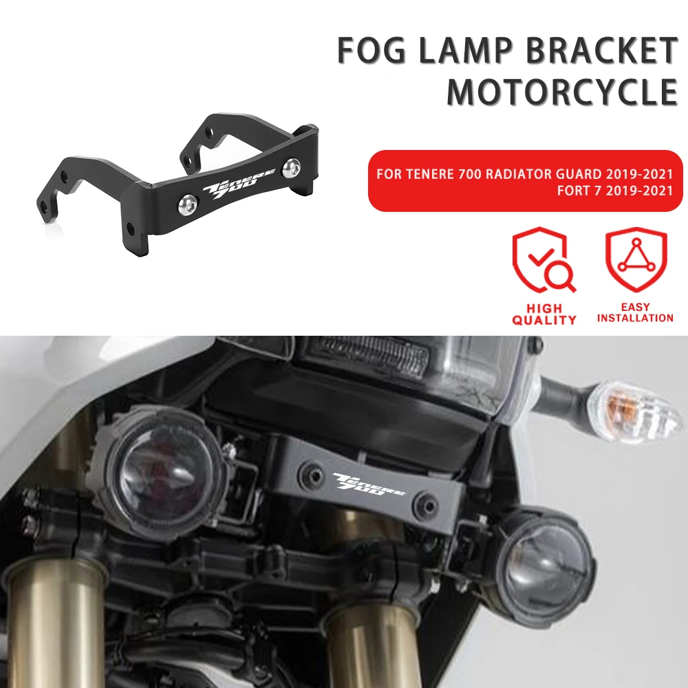 

For Yamaha Tenere 700 Rally T7 XTZ700 Tenere XT700Z TX690Z 2019-2021 2020 Motorcycle Light Backet Mount Holder Fog Lamp Bracket