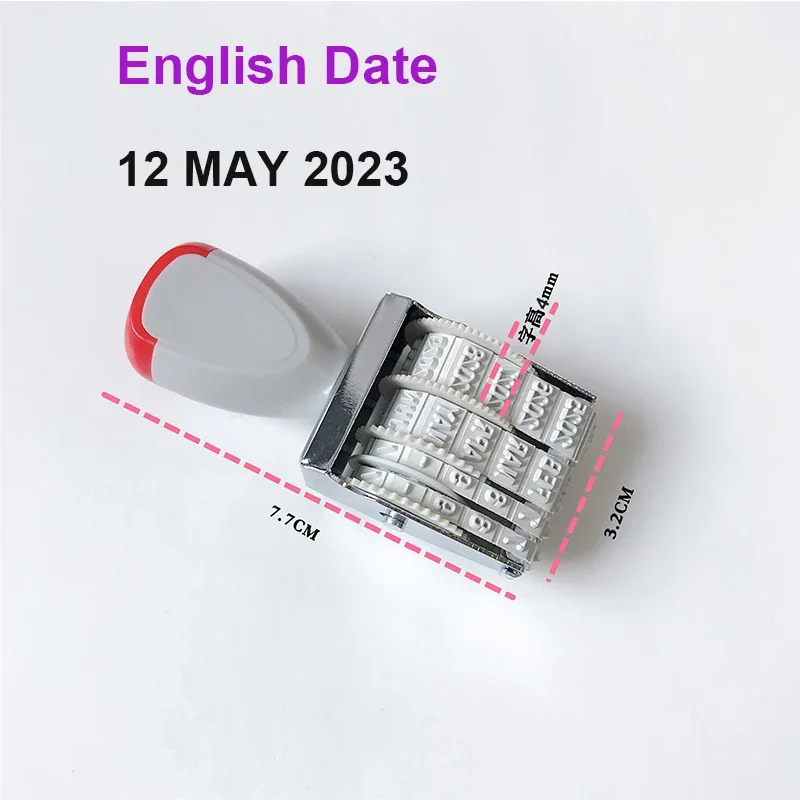 

Регулируемый резиновый штамп с датой Cute Date Stamp