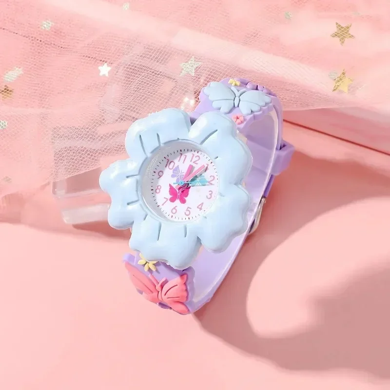 Часы Детские с мультяшным рисунком модные повседневные кварцевые наручные