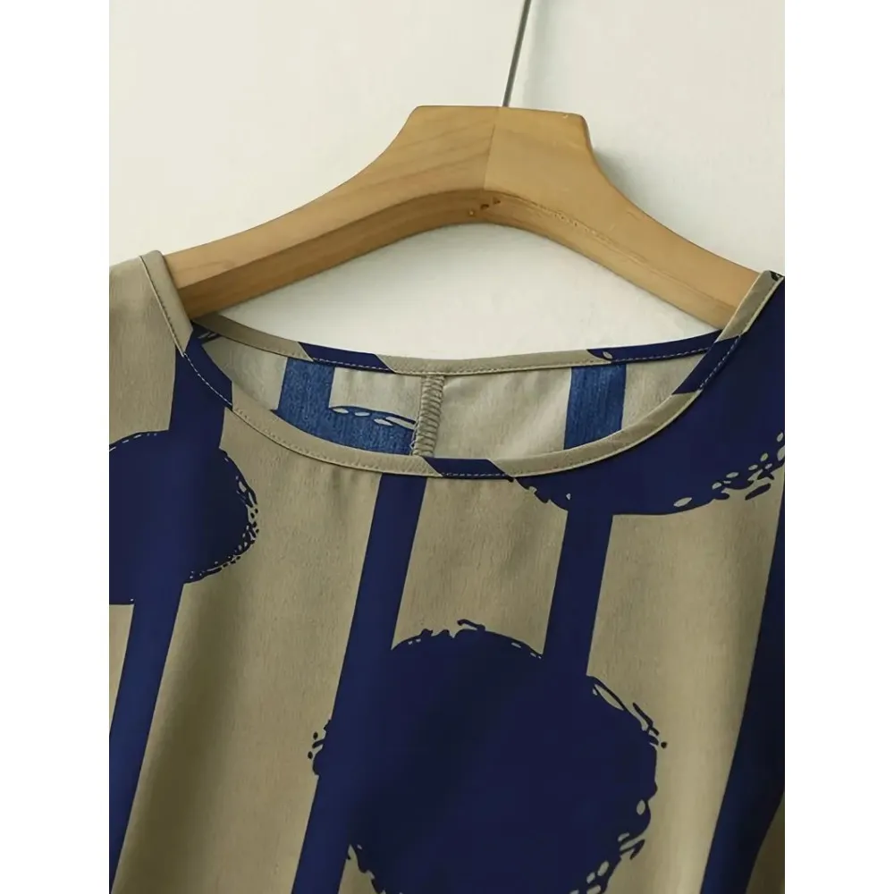 Женское винтажное платье с цветочным принтом Элегантное Длинное Платье круглым