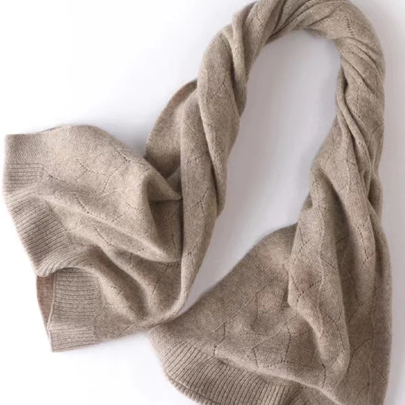 Женский Вязаный Кардиган Из 100% Шерсти Свитер Свободного Размера Теплый Мягкий