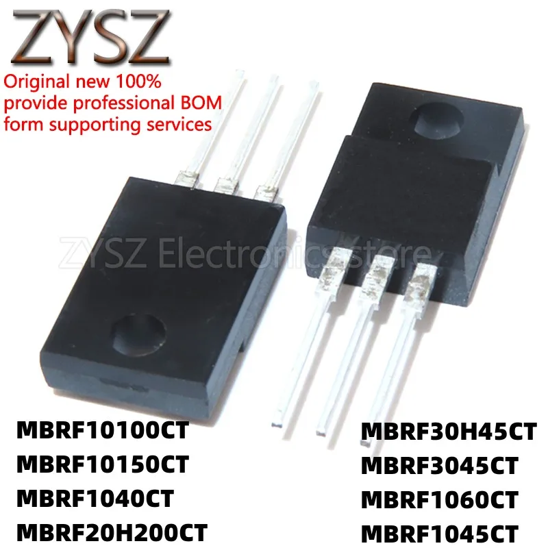 MBRF20H200CT 10100 10150 1040 1060 1045 3045 30H45CT TO220, 1 шт.