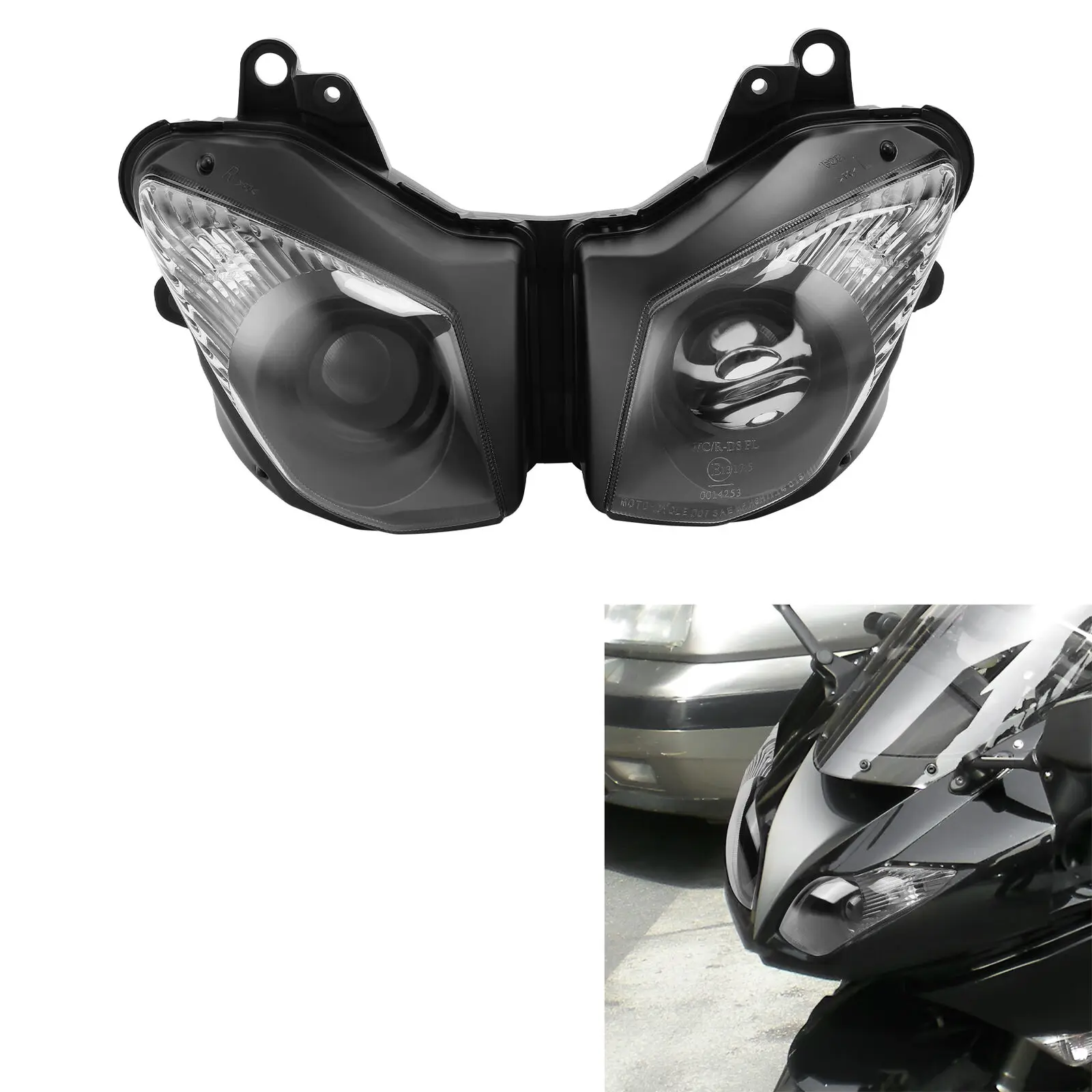 

Передняя фара мотоцикла для Kawasaki Ninja ZX6R ZX-6R 2009-2012 ZX10R ZX-10R 2008-2010 2009