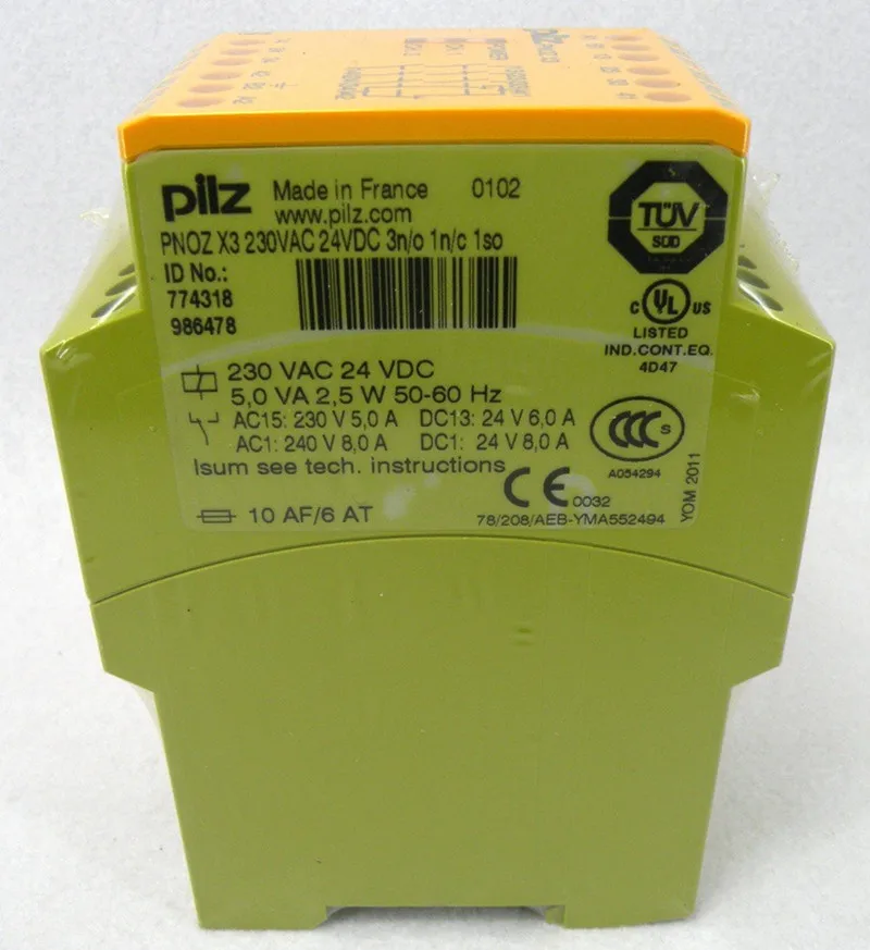 

Safety relay PNOZ X3 X4 X3P 774318 774310 777310