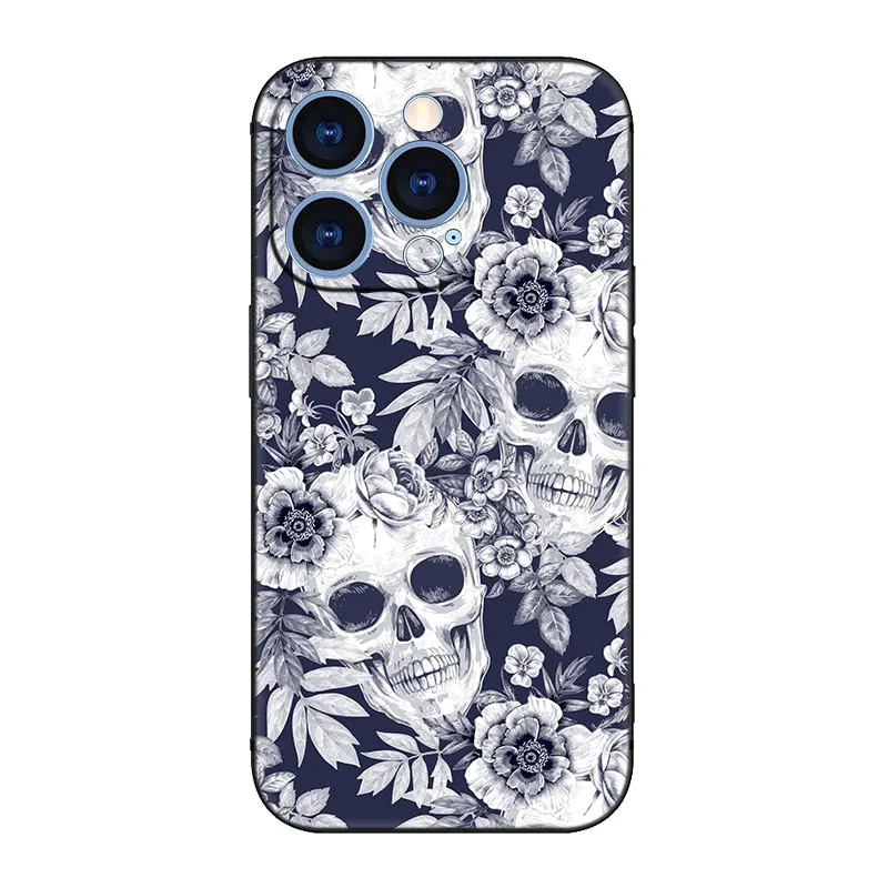 Чехол в стиле ретро для телефона Apple iPhone 14 13 12 Mini 11 Pro XR X XS MAX 6S 7 8 Plus 5S SE 2020 2022 черный