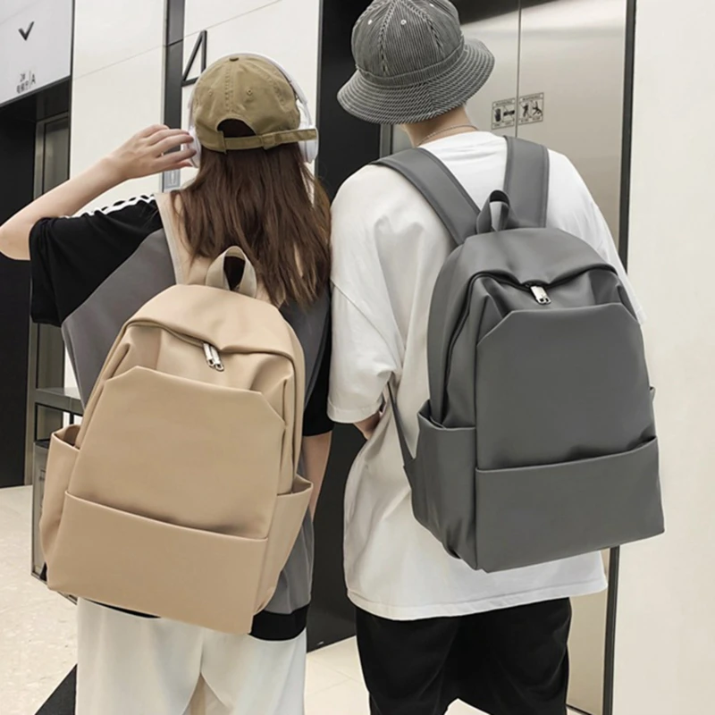 

Large Capacity Leather Women Backpack Men Travel Backpacks High Quality BookBags Mochilas School Backpack For College Students