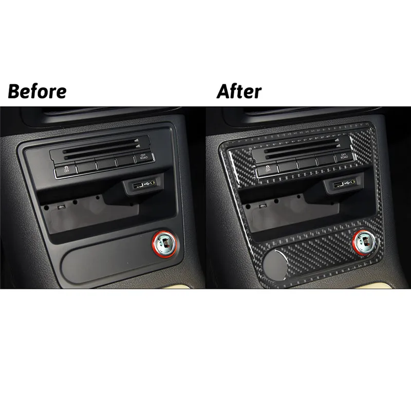 Декоративные аксессуары для интерьера автомобиля Volkswagen Tiguan 2013 2014 2015 2016 2017 черные