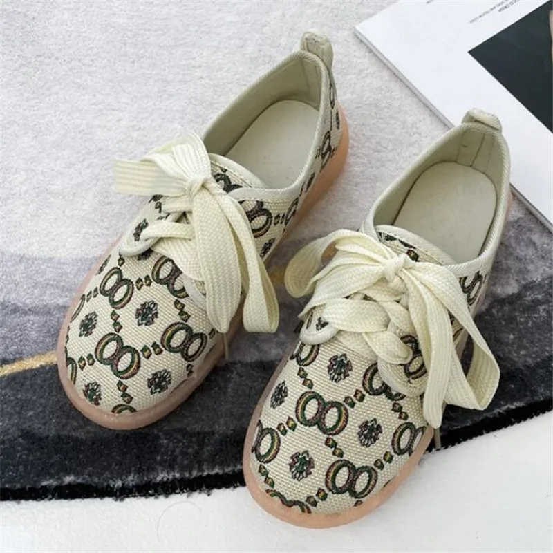 

Женские кроссовки с круглым носком, повседневные сетчатые кроссовки на низкой платформе, модные лоферы, большой размер, 2022