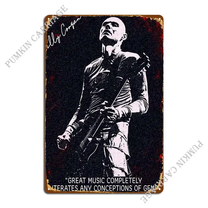 

Металлический знак Билли Корган, фотография детской стены