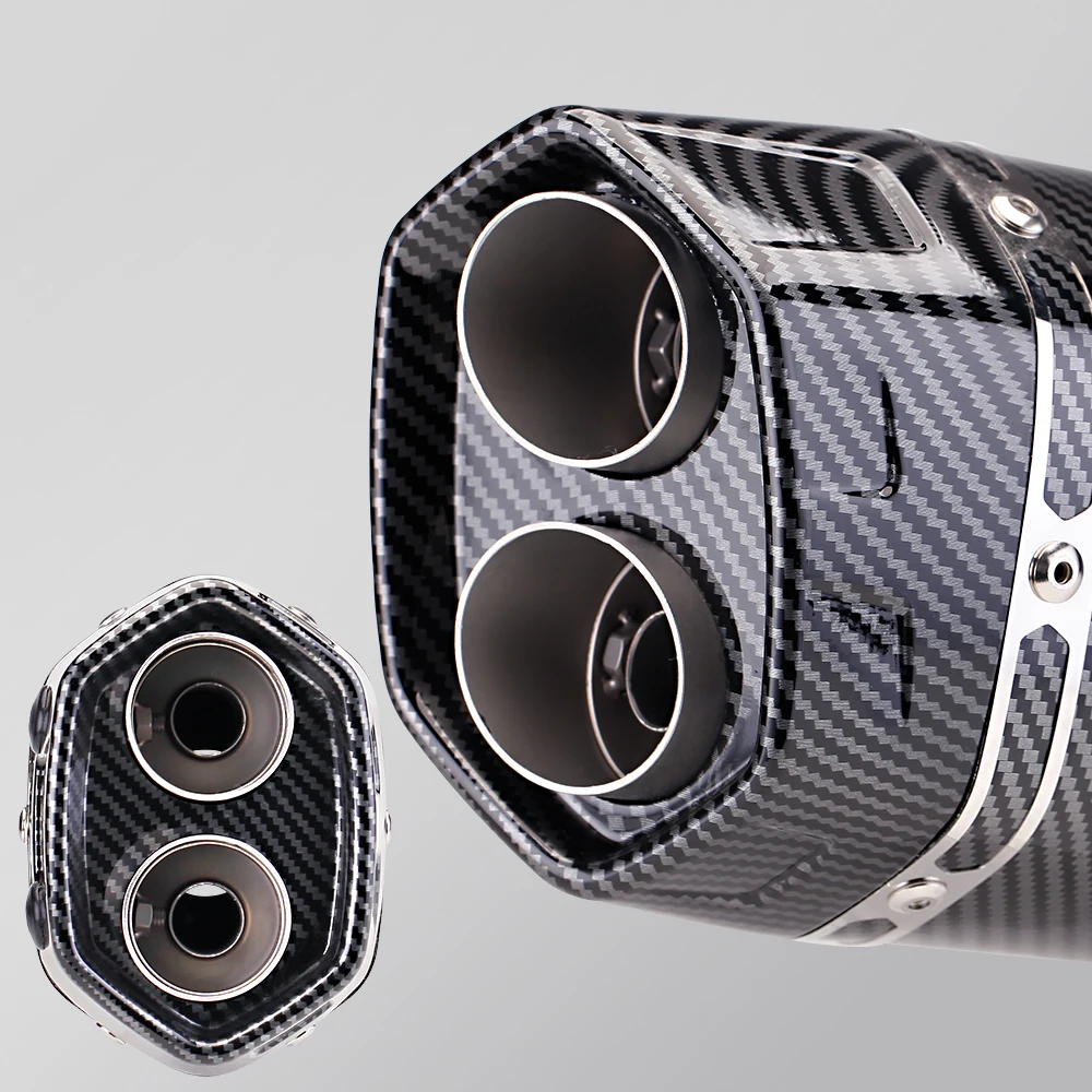 Фото Для VOGE DS525X DS 525X выхлопная система мотоцикла, модифицированный глушитель, 51 мм, средняя труба №3