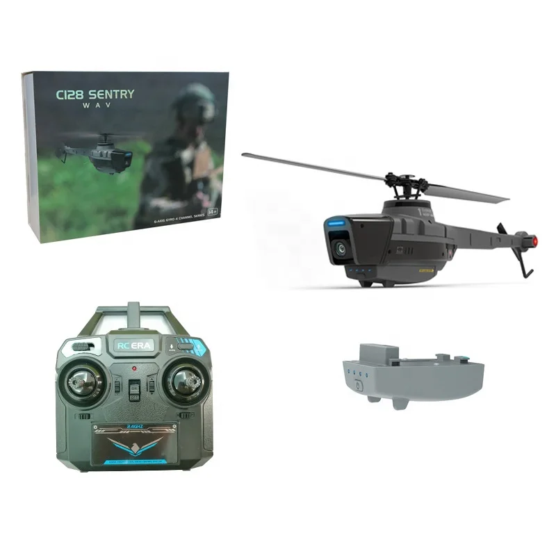 

C128 2.4G RC Helicopter Reconnaissance plane 4CH 1080P Camera 6 axis electronic gyroscope air pressure RC Drone