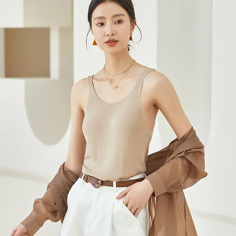 Женский однотонный жилет с тонкой подкладкой цвет в ассортименте